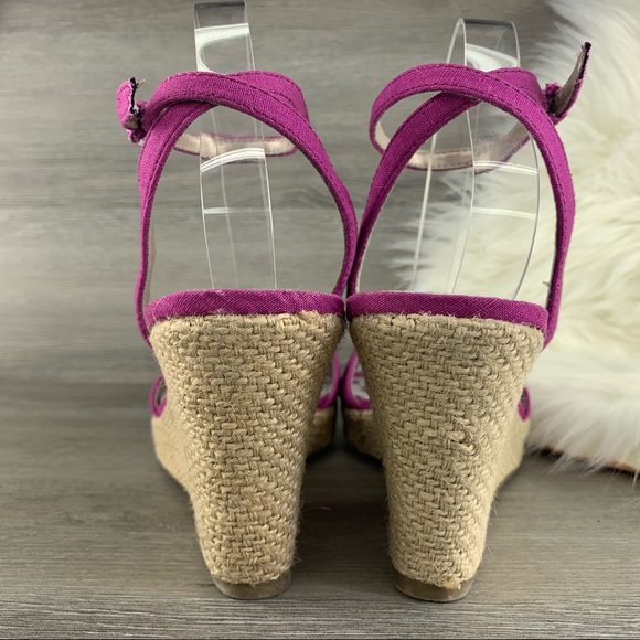 Montego Bay Club Canvas Upper Wedges Size 12 - Picture 6 of 8